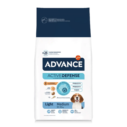 Advance Adult Medium Light Chicken & Rice Pienso de Pollo y Arroz para Perros ADVANCE Mascotas-Ávila