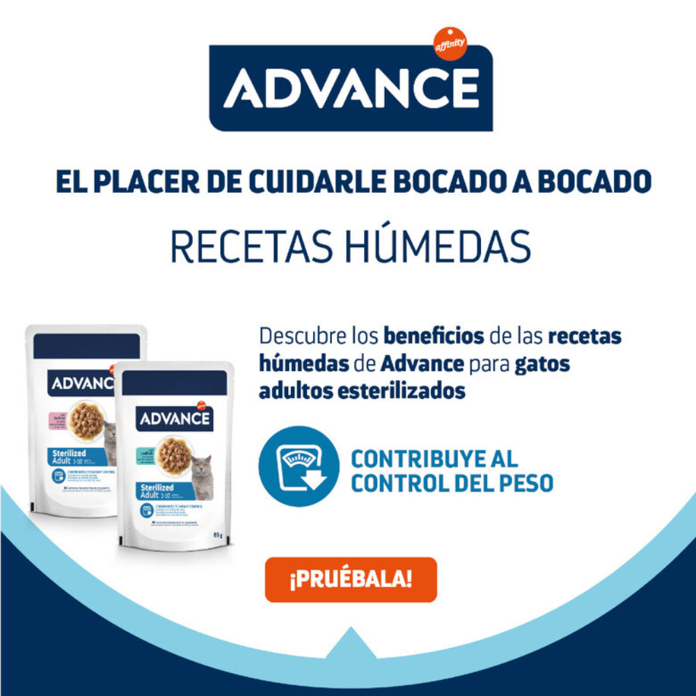 Advance Cat Bocaditos en Salsa para Gatos Esterilizados con Pavo - 85 g ADVANCE Mascotas-Ávila