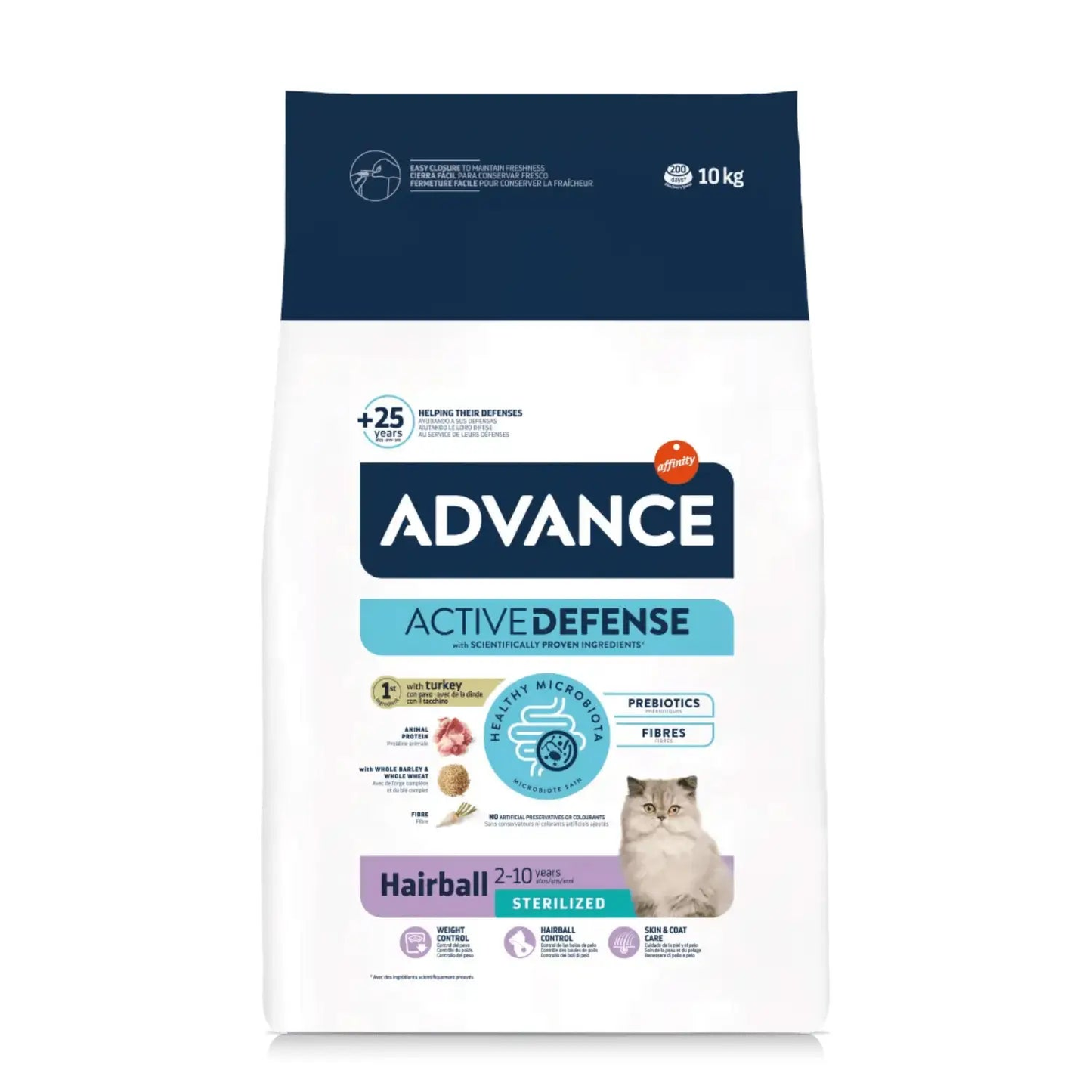 Advance Cat Sterilized Hairball 10kg al mejor precio online