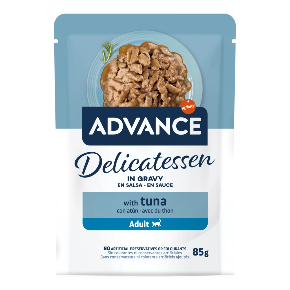 Advance Delicatessen en Salsa con Atún para Gatos ADVANCE Mascotas-Ávila