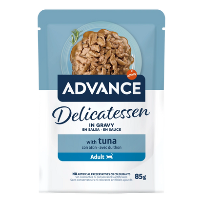 Advance Delicatessen en Salsa con Atún para Gatos ADVANCE Mascotas-Ávila