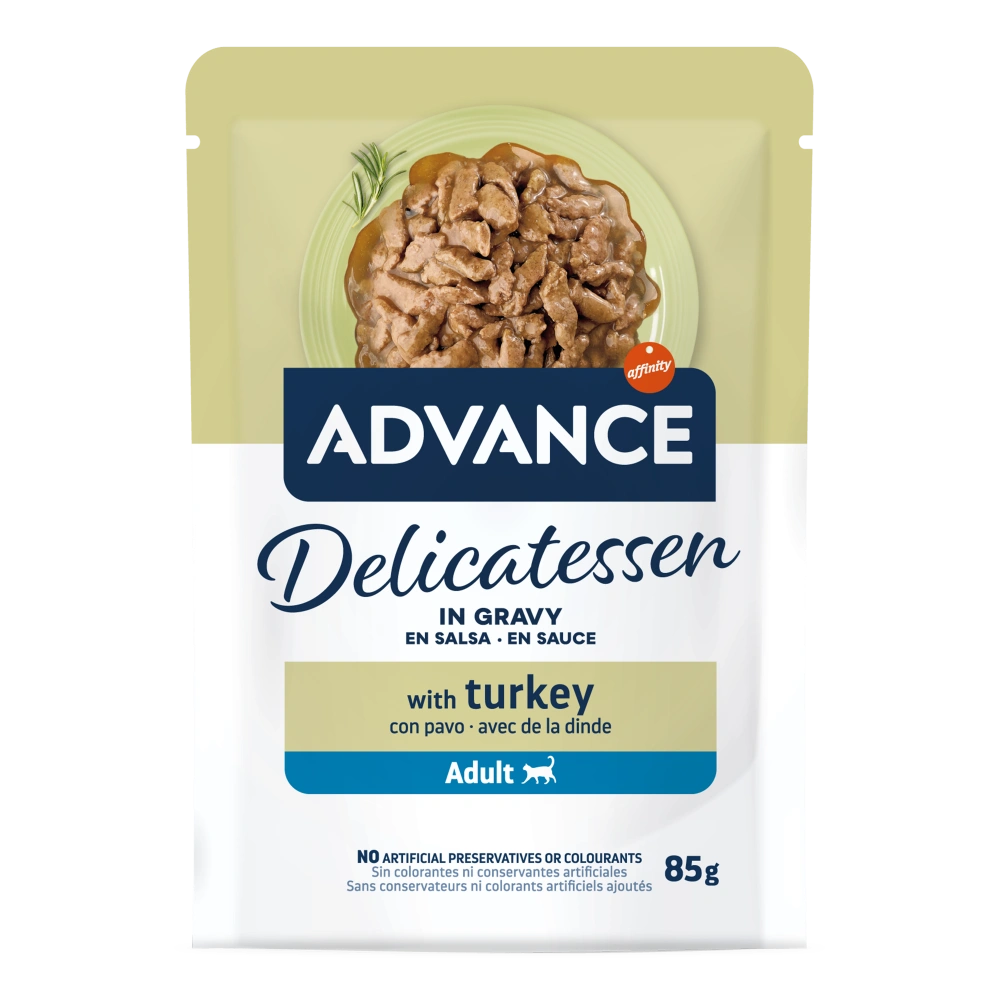 Advance Delicatessen en Salsa con Pavo para Gatos ADVANCE Mascotas-Ávila