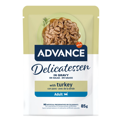 Advance Delicatessen en Salsa con Pavo para Gatos ADVANCE Mascotas-Ávila