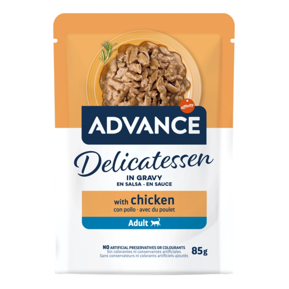 Advance Delicatessen en Salsa con Pollo para Gatos ADVANCE Mascotas-Ávila
