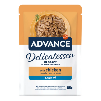 Advance Delicatessen en Salsa con Pollo para Gatos ADVANCE Mascotas-Ávila