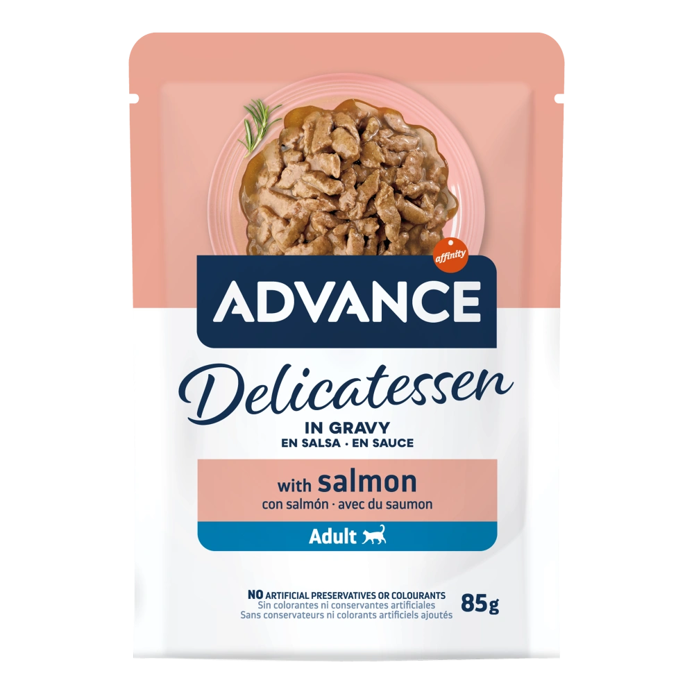 Advance Delicatessen en Salsa con Salmón para Gatos ADVANCE Mascotas-Ávila