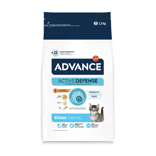 Advance Kitten Pienso con Pollo y Probióticos para Gatitos ADVANCE Mascotas-Ávila