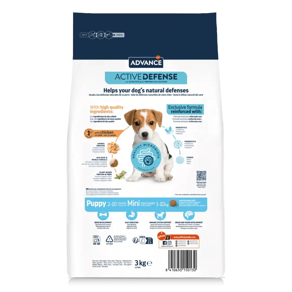 Advance Mini Puppy Pienso para Cachorros ADVANCE Mascotas-Ávila