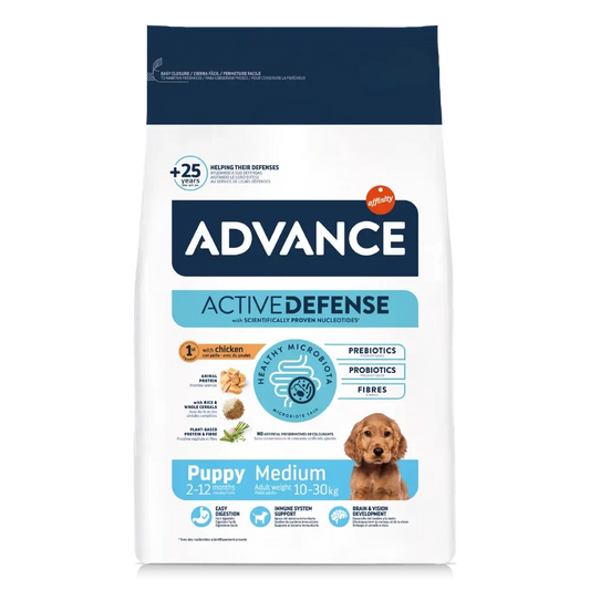 Advance Puppy Medium Chicken & Rice Pienso de Pollo y Arroz para Cachorros ADVANCE Mascotas-Ávila