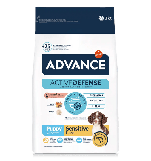 3 kg Advance Puppy Sensitive Care Pienso para Cachorros ADVANCE Mascotas-Ávila