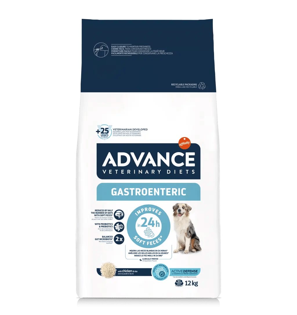 Advance Veterinary Diets Gastroenteric Pienso con Probióticos para Perros ADVANCE Mascotas-Ávila