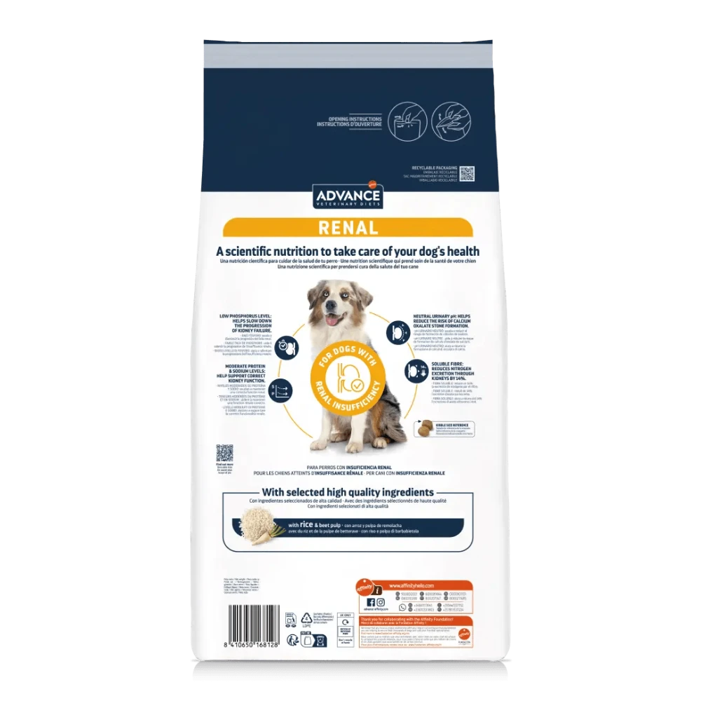 Advance Veterinary Diets Renal Pienso para Perros ADVANCE Mascotas-Ávila