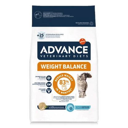 Advance Veterinary Diets Weight Balance Pienso para Gatos ADVANCE Mascotas-Ávila