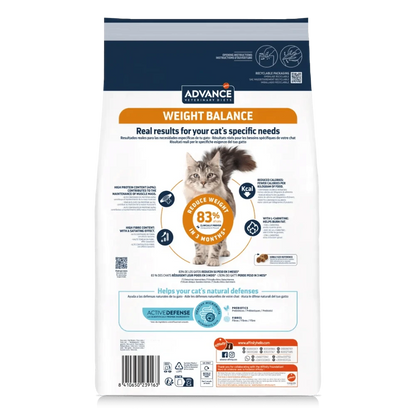 Advance Veterinary Diets Weight Balance Pienso para Gatos ADVANCE Mascotas-Ávila