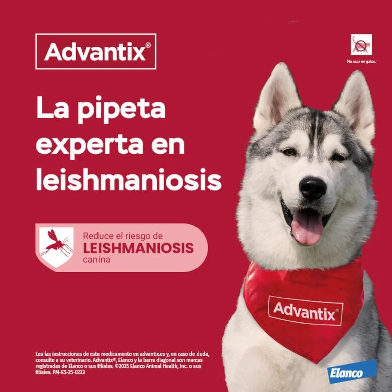 Advantix Pipetas Antiparasitarias Pack 4 para Perros ADVANTIX Mascotas-Ávila