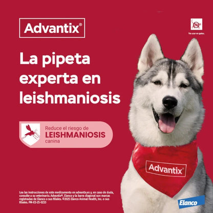Advantix Pipetas Antiparasitarias Pack 4 para Perros ADVANTIX Mascotas-Ávila