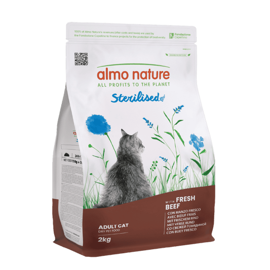 Almo Nature Adult Sterilised Buey Fresco Pienso para Gatos ALMO NATURE Mascotas-Ávila