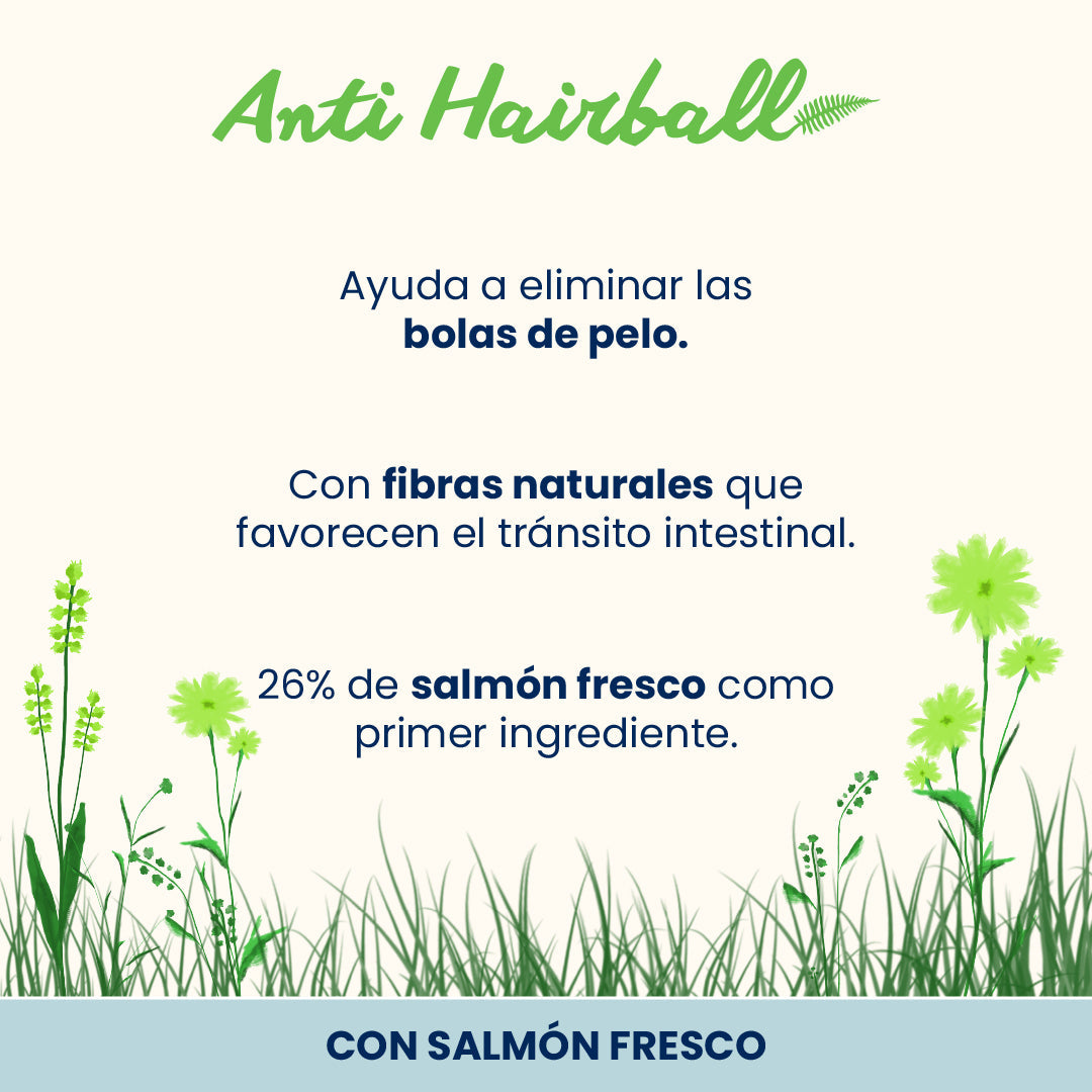 Almo Nature Anti Hairball Salmón Fresco Pienso para Gatos ALMO NATURE Mascotas-Ávila