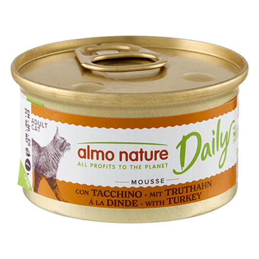 Almo Nature Cat Daily Menú Lata 85 g Mousse de Pavo ALMO NATURE Mascotas-Ávila
