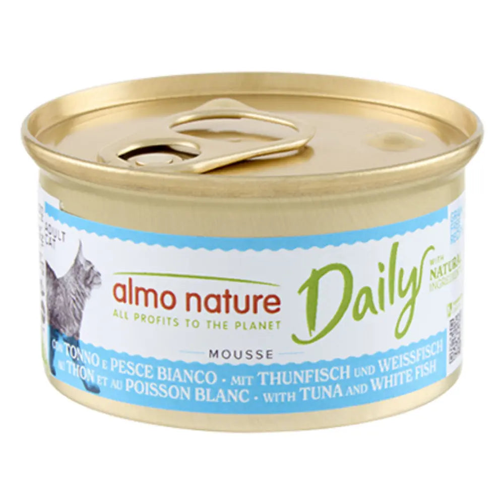 Mousse De Atún Y Bacalao Almo Nature Cat Daily Menú Lata 85 g ALMO NATURE Mascotas-Ávila