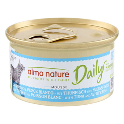 Mousse De Atún Y Bacalao Almo Nature Cat Daily Menú Lata 85 g ALMO NATURE Mascotas-Ávila