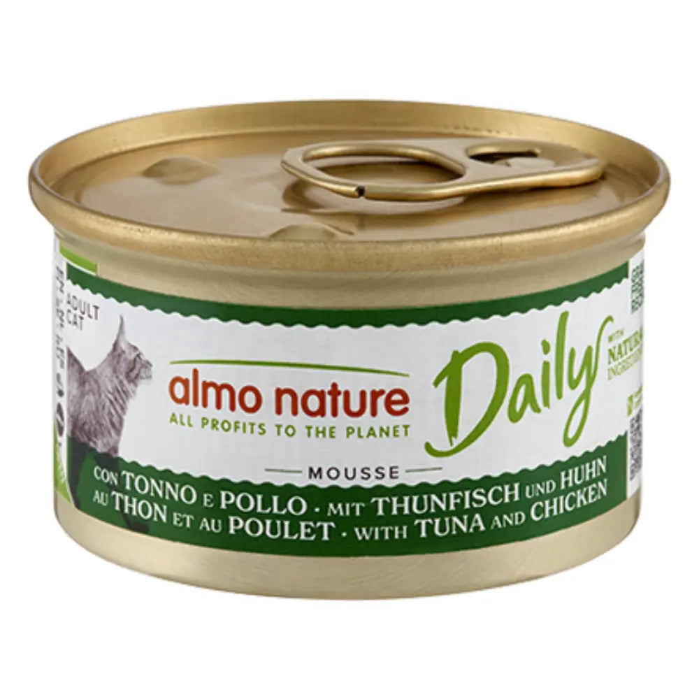 Mousse De Atún Y Pollo Almo Nature Cat Daily Menú Lata 85 g ALMO NATURE Mascotas-Ávila