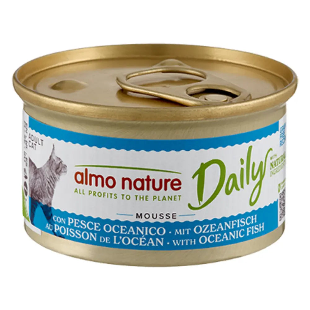 Mousse De Pescado Almo Nature Cat Daily Menú Lata 85 g ALMO NATURE Mascotas-Ávila