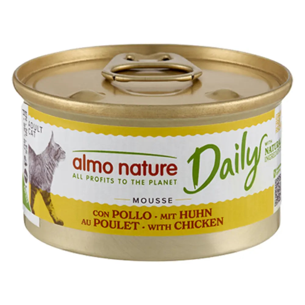 Mousse De Pollo Almo Nature Cat Daily Menú Lata 85 g ALMO NATURE Mascotas-Ávila