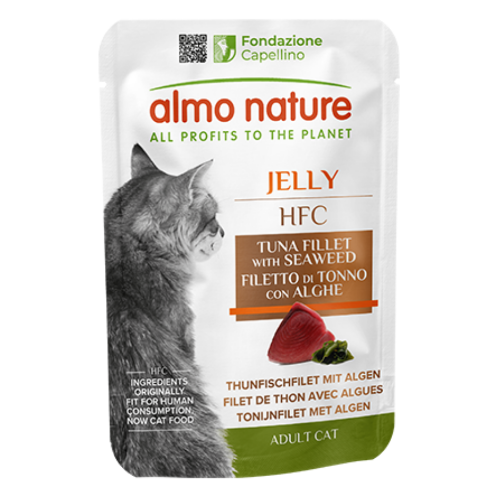 Almo Nature Cat Hfc Pouche 55 g Filete de Atún y Algas Marinas ALMO NATURE Mascotas-Ávila