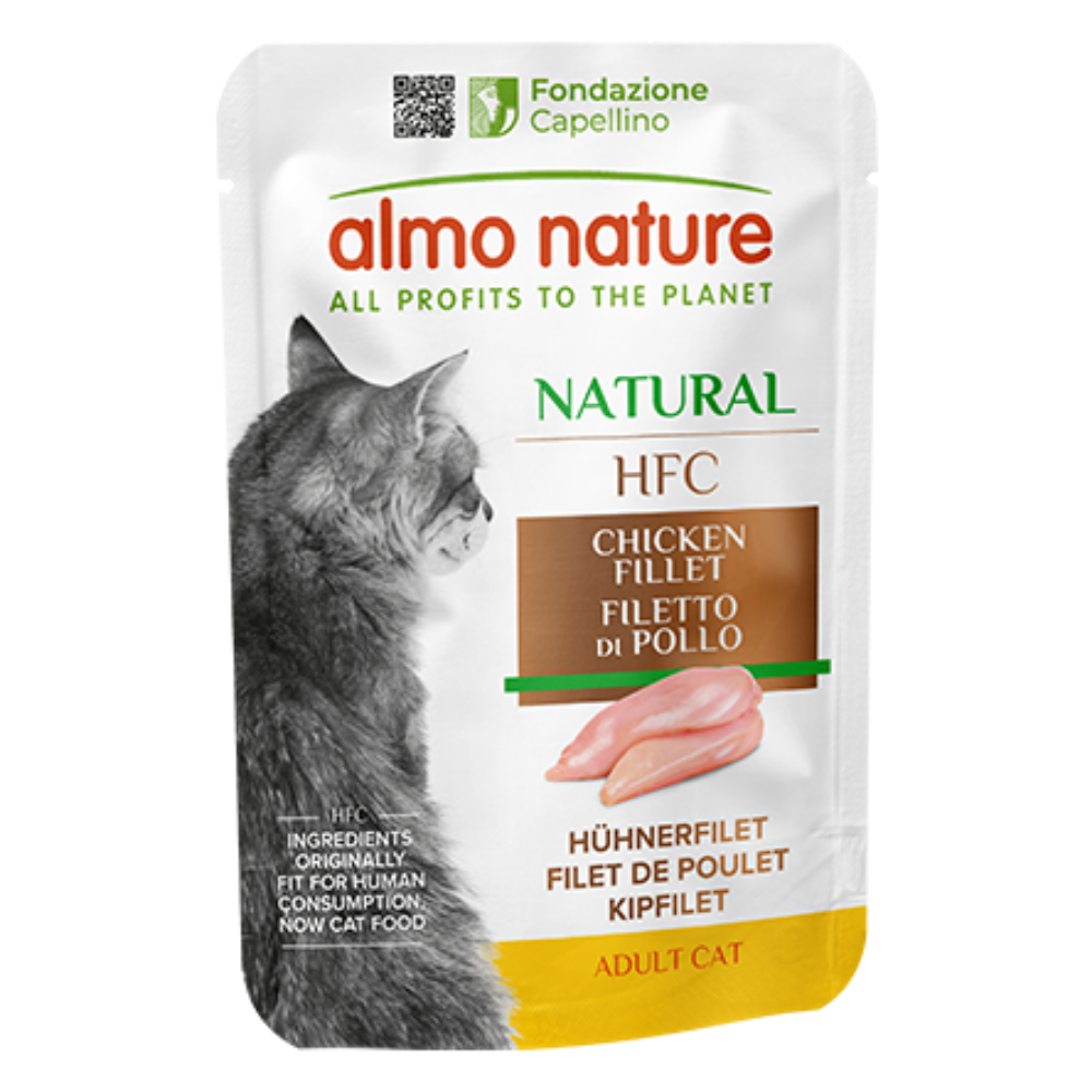 Almo Nature Cat Hfc Pouche 55 g Filete de Pollo ALMO NATURE Mascotas-Ávila