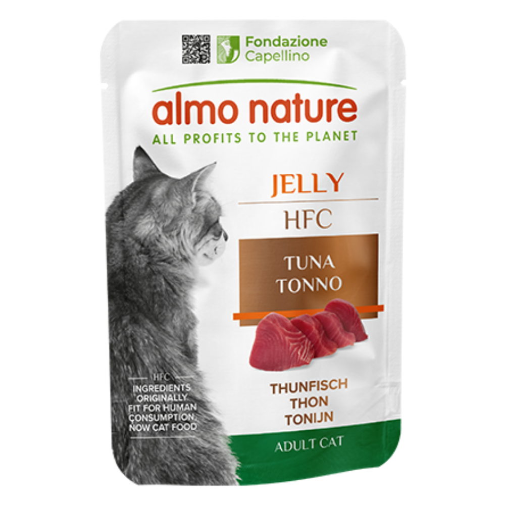 Almo Nature Cat Hfc Pouche Jelly 55 g Atún ALMO NATURE Mascotas-Ávila