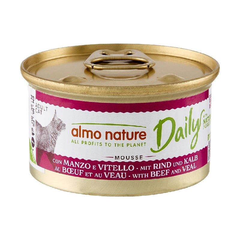 Almo Nature Daily Cat Menú Comida Húmeda para Gatos en Lata 85 g ALMO NATURE Mascotas-Ávila