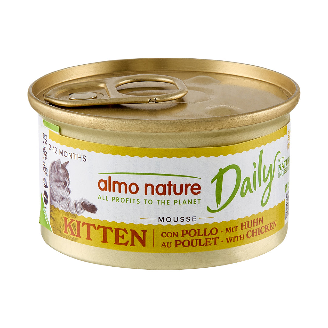 Almo Nature Daily Kitty Menú Mousse en Lata para Gatitos 85 g ALMO NATURE Mascotas-Ávila