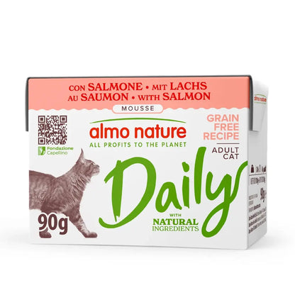 Almo Nature Daily Salmón Brick Comida Húmeda para Gatos ALMO NATURE Mascotas-Ávila