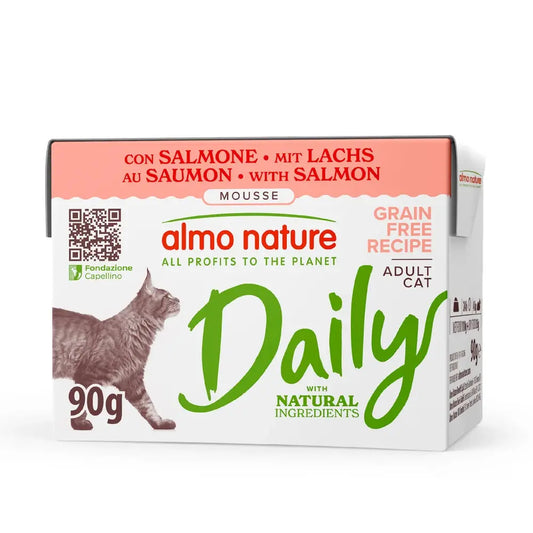 Almo Nature Daily Salmón Brick Comida Húmeda para Gatos ALMO NATURE Mascotas-Ávila