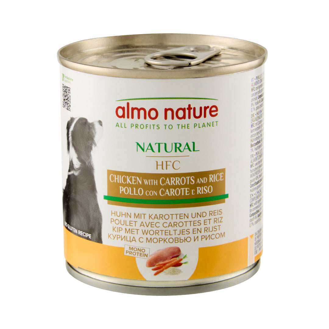 Almo Nature Dog Húmedo HFC 290 g Pollo, Zanahorias y Arroz ALMO NATURE Mascotas-Ávila