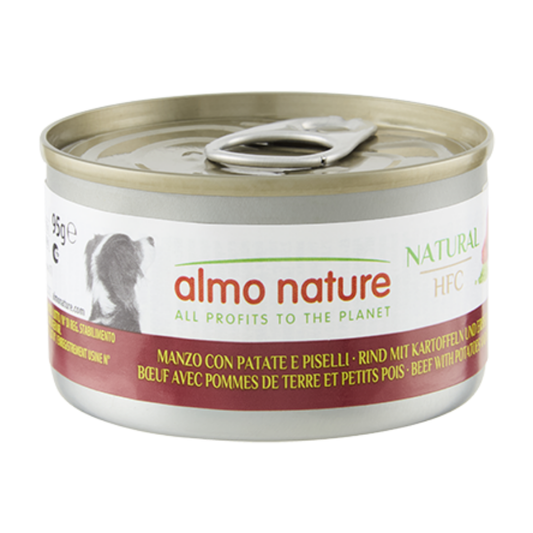 Almo Nature Dog húmedo Hfc 95 g Buey ,Patatas y Guisantes ALMO NATURE Mascotas-Ávila