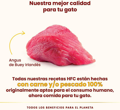 Almo Nature HFC Complete Sterilized Ternera Angus de Buey Irlandés Tarrina Comida Húmeda para Gatos ALMO NATURE Mascotas-Ávila