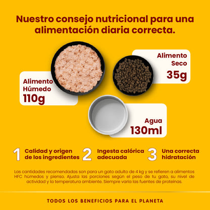 Almo Nature HFC Complete Sterilized Bacalao Tarrina Comida Húmeda para Gatos ALMO NATURE Mascotas-Ávila