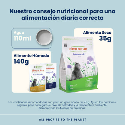 Almo Nature Intestinal Help Cordero Pienso para Gatos ALMO NATURE Mascotas-Ávila