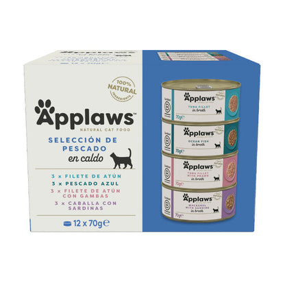 Applaws Pack 12 uds Comida Húmeda Lata para Gatos APPLAWS Mascotas-Ávila
