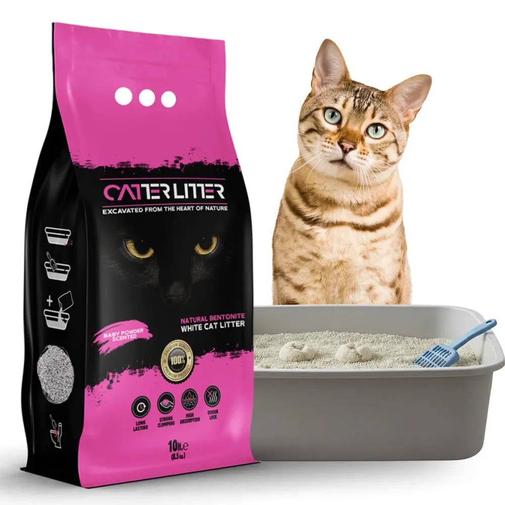 Arena Aglomerante para Gatos Baby Polvos de Talco 10L Catter Litter CATTER LITTER Mascotas-Ávila