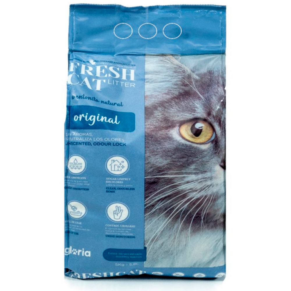 Arena Gato Aglomerante White Fresh 15 kg Gloria GLORIA Mascotas-Ávila