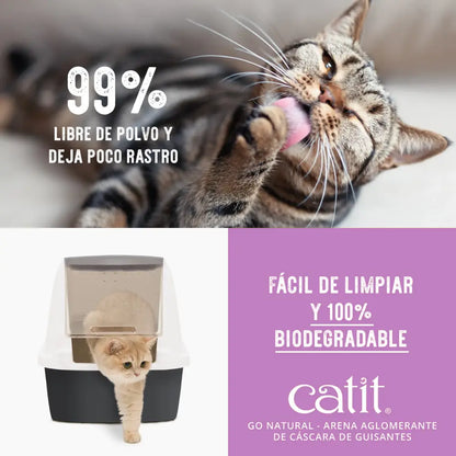 Catit Go Arena Natural Guisante Lavanda 14L 5,6K CATIT