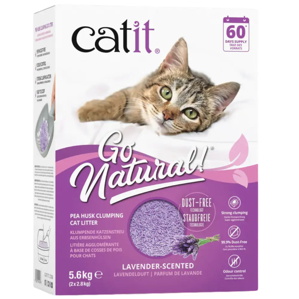Catit Go Arena Natural Guisante Lavanda 14L 5,6K CATIT