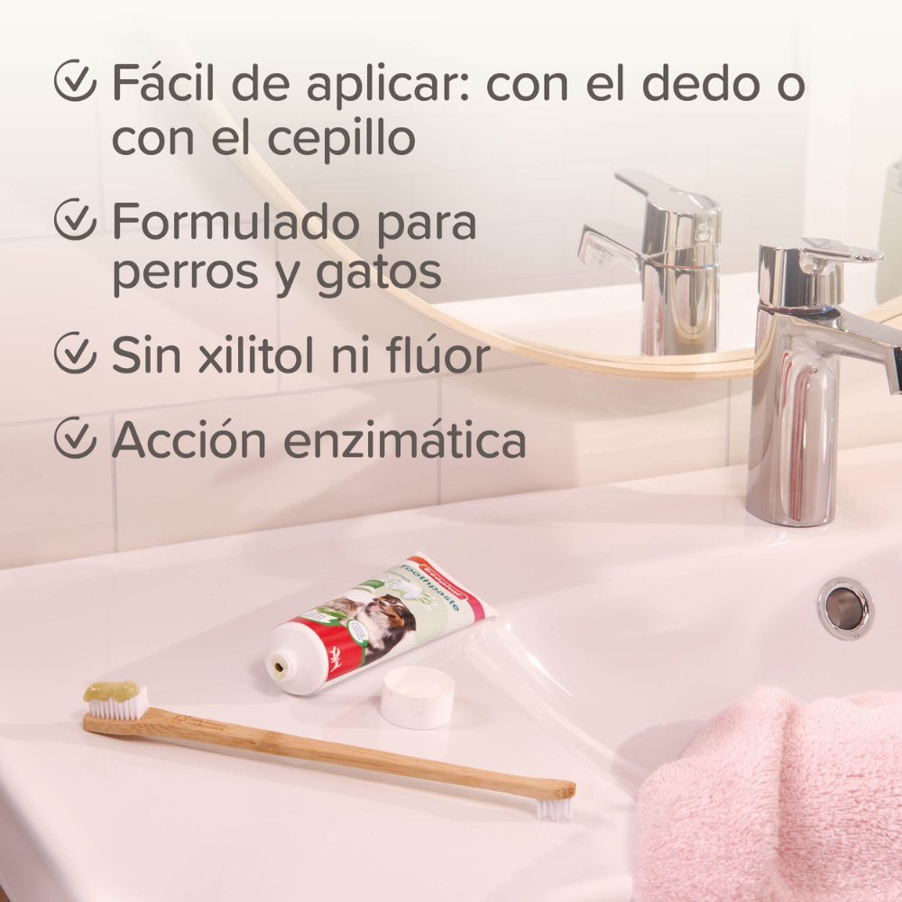 Beaphar Pasta de Dientes Sabor Menta y Perejil 100 g para Perros y Gatos BEAPHAR Mascotas-Ávila