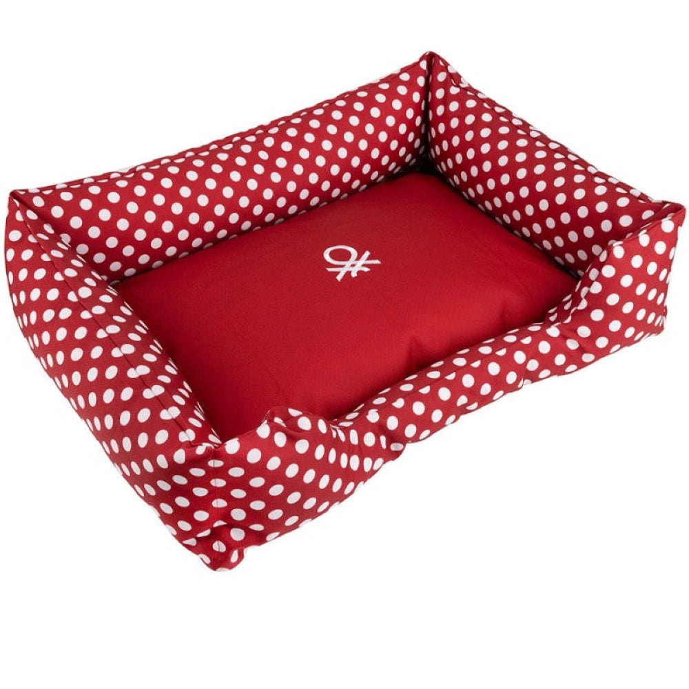 Benetton Funda de Cuna Lunares Rojo para Perros S · 55x40cm BENETTON Mascotas-Ávila