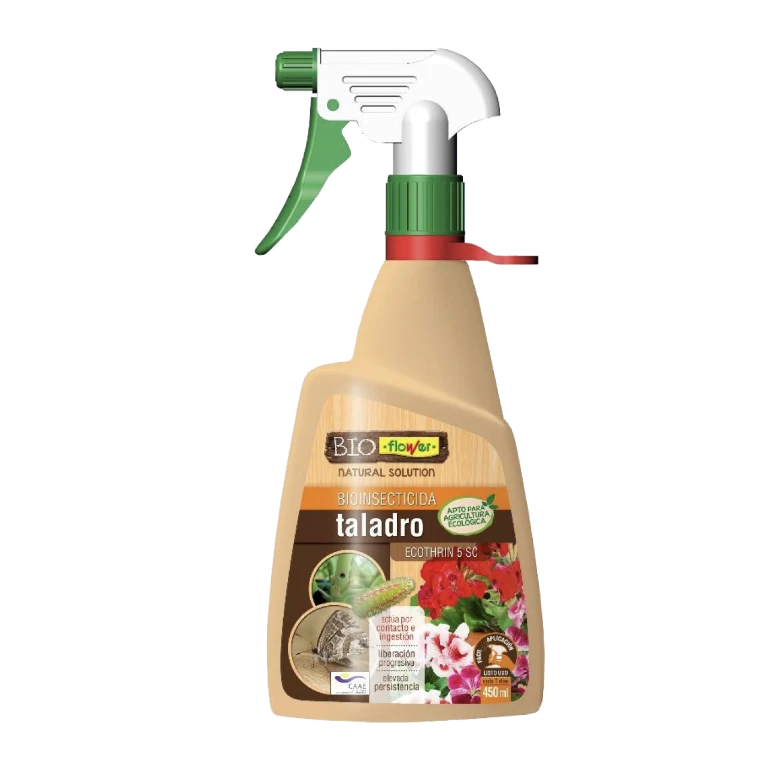 BioFlower Insecticida Antitaladro Ecothrin 5 SC Agricultura Ecológica FLOWER Mascotas-Ávila