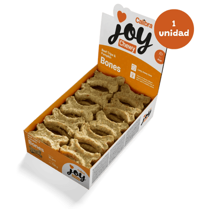 Huesitos de Ternera y Calabaza Calibra Joy Snacks Naturales para Perros (1 ud) CALIBRA JOY Mascotas-Ávila