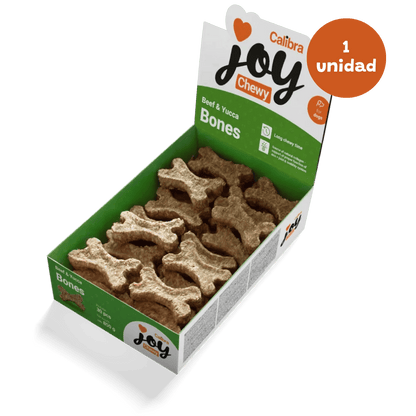 Huesitos de Ternera y Yuca Calibra Joy Snacks Naturales para Perros (1 ud) CALIBRA JOY Mascotas-Ávila